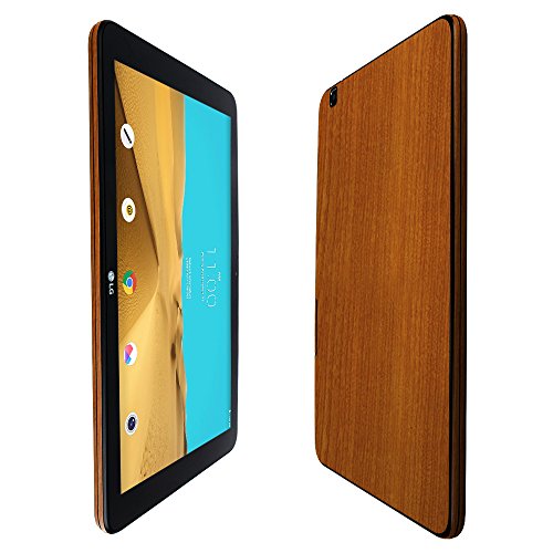 Skinomi Light Wood Full Body Skin Compatible with LG G Pad II 10.1 (Full Coverage) TechSkin with Anti-Bubble Clear Film Screen Protector