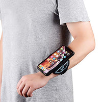 igooke Sports Armband Wristband Case for iPhone Xs Max XR, Hybrid Hard Case Cover with Sport Armband, 180 Rotative Holster, Sport Armband for Running Jogging Exercise or Gym (iPhone Xs Max)
