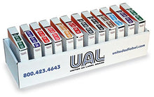 Load image into Gallery viewer, United Ad Label Tab 1279 Month Compatible Series, 1&quot; x 1/2&quot;, Assorted - 6000 Label Per Roll
