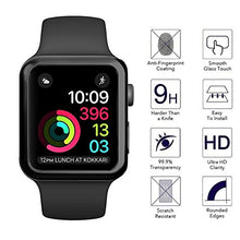 Load image into Gallery viewer, Youniker 2 Pack Apple Watch 44 MM Screen Protector Tempered Glass for Apple iWatch 44mm Series 4,Full Coverage iWatch 4 Screen Protector Foilsl,Anti-Scratch,Bubble Free
