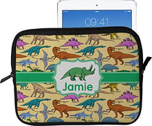 Load image into Gallery viewer, Dinosaurs Tablet Case/Sleeve - Large (Personalized)
