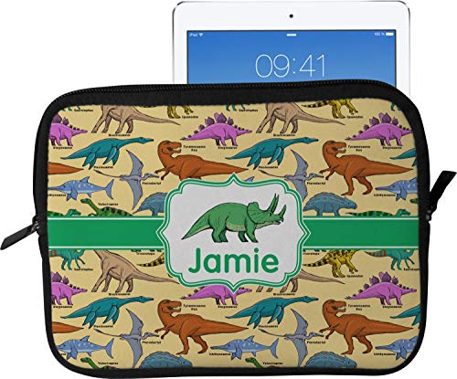 Dinosaurs Tablet Case/Sleeve - Large (Personalized)