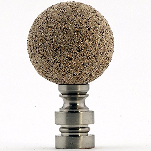 Ceramic Sand Ball Lamp Finial Nickel Base 2.1