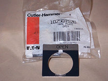 Load image into Gallery viewer, Cutler-Hammer 10250TS26 name plate--open
