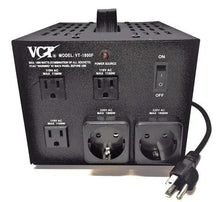 Load image into Gallery viewer, VCT VT1800F - Heavy Duty 1800 Watts Voltage Transformer AC 110V/240V Voltage Converter for Worldwide Use
