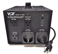 VCT VT1800F - Heavy Duty 1800 Watts Voltage Transformer AC 110V/240V Voltage Converter for Worldwide Use