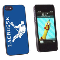 Lacrosse - Sport Snap On Hard Protective Case for Apple iPhone 5 5S - Black