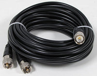 Taurus 18ftcophase Co-Phase Coax Cable Pl-259 to 2 X Pl-259, Connects 2 Antennas