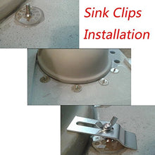 Load image into Gallery viewer, Hetai Kitchen Sinks Clips Epoxy Sink Clip Kits Undermount Kitchen Sink Clips 10 Pack
