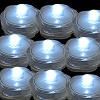 TDLTEK Submersible Led Lights - Tea Lights - for Wedding,Special Events, 48 Pack White
