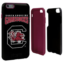 Load image into Gallery viewer, Guard Dog Collegiate Hybrid Case for iPhone 6 Plus / 6s Plus  South Carolina Fighting Gamecocks  Black
