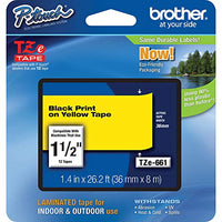 Brother Genuine P-Touch TZE-661 Tape, 1 1/2