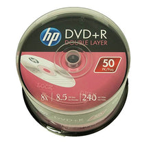 Load image into Gallery viewer, HP DVD+R Double Layer 8X 8.5GB 240min Video
