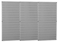 Wall Control - 35-P-3248GY - 32 x 48 20 ga. Steel Pegboard with 600 lb. Load Rating, Gray