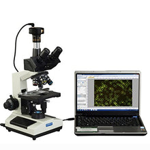 Load image into Gallery viewer, OMAX 40X-2500X Darkfield LED Trinocular Compound Biological Microscope with 5MP Digital Camera
