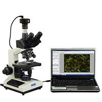OMAX 40X-2500X Darkfield LED Trinocular Compound Biological Microscope with 5MP Digital Camera