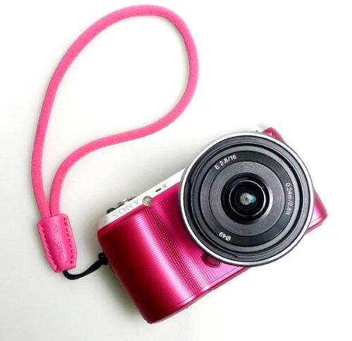 Gariz Elastic Band DD-WSP4 Camera Hand Strap for Mirroless Camera, Pink