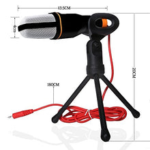 Load image into Gallery viewer, VIMVIP Professional Condenser Skype Audio Sound Podcast Microphone Mic PC Laptop Karaoke Studio with Stand Shock Mount for Laptop PC Computer
