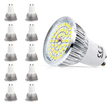 Load image into Gallery viewer, Mengjay 10 Pcs 110V 6W GU10 LED 2835 SMD 48 LED Spot Lighting Bulb illuminates Warm White
