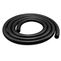 uxcell 2.5 M 17 x 21.2 mm PP Flexible Corrugated Conduit Tube for Garden,Office Black