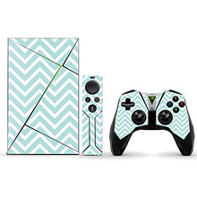 Load image into Gallery viewer, MightySkins Skin Compatible with NVIDIA Shield TV (2017) wrap Cover Sticker Skins Aqua Chevron
