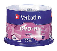 Load image into Gallery viewer, VERBATIM DVD+R Disc, 4.70 GB Capacity, 16x Speed - pkg. of 50
