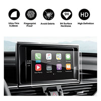 RUIYA Audi 2013-2018 A6 A7 A8 S6 S7 S8 C7 4G Car Navigation Protective Film, Clear Tempered Glass HD and Protect Your Eyes