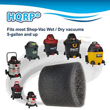 Load image into Gallery viewer, HQRP 4-pack Foam Filter Sleeve ?ompatible with Shop-Vac AllAround K250 J200A KA450 QPL45A QAS60 QAL80A QAM70 QAMF60, BullDog 85S200, Blower Vac BLB450 Wet Dry Vac Series
