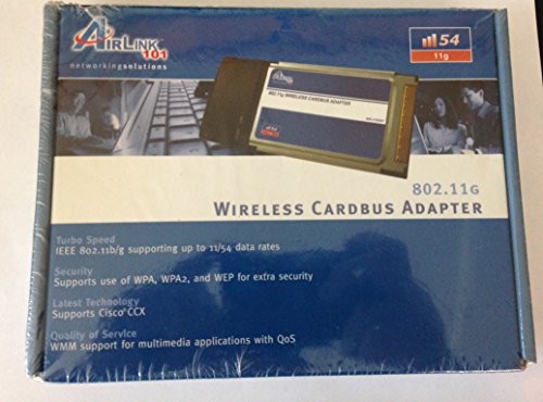Airlink AWLC3026T 802.11g Wireless Cardbus Adapter