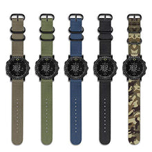 Load image into Gallery viewer, Fintie Watch Band Compatible with Suunto Core, Premium Woven Nylon Replacement Sport Strap with Metal Buckle Compatible with Suunto Core Smart Watch, Black
