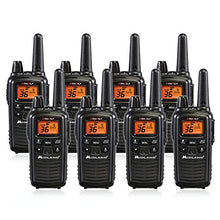 Load image into Gallery viewer, Midland LXT600VP3 36 Channel FRS Two-Way Radio - Up to 30 Mile Range Walkie Talkie - Black (LXT600VP3 (8 Pack))
