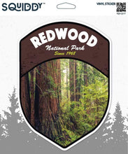 Load image into Gallery viewer, Squiddy Redwood National Park - Vinyl Sticker for Car, Laptop, Notebook (5&quot; Tall)
