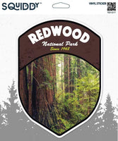 Squiddy Redwood National Park - Vinyl Sticker for Car, Laptop, Notebook (5