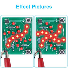 Load image into Gallery viewer, WHDTS Rotating Windmill Funny Red LED Flashing Light DIY Kit with PCB Adjustable Speed for Soldering Kit Practice Learning Electronics
