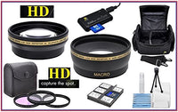 Super Saving Pro Hi Def Accessory Package for Canon VIXIA HF R80 R82 R800