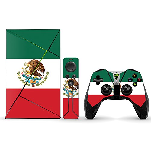 MightySkins Skin Compatible with NVIDIA Shield TV (2017) wrap Cover Sticker Skins Mexican Flag