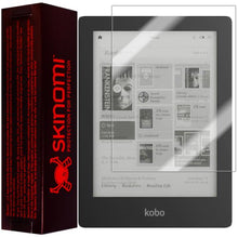 Load image into Gallery viewer, Skinomi Screen Protector Compatible with Kobo Aura HD (e-Reader) Clear TechSkin TPU Anti-Bubble HD Film
