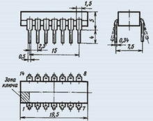 Load image into Gallery viewer, S.U.R. &amp; R Tools KM155LA7 Analogue SN7422 IC/Microchip USSR 20 pcs
