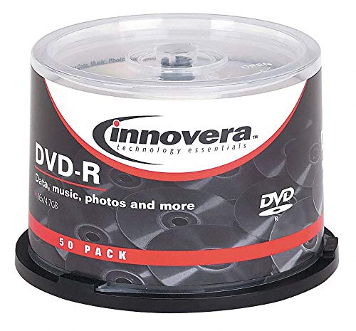 INNOVERA DVD-R Disc, 4.70 GB Capacity, 16x Speed - pkg. of 50