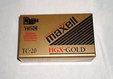 Load image into Gallery viewer, Maxell HGX-Gold 20 Special Event - Blank VHS-C Tape
