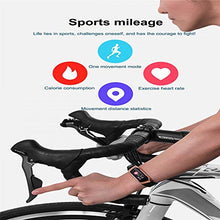 Load image into Gallery viewer, E18 Smart Bracelet Heart Rate Monitor Fitness Tracker Life Waterproof IP67 Sports Wristwatch for Android and iOS Smart Watch Men (Blue)
