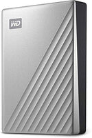 WD 1TB My Passport Ultra Silver Portable External Hard Drive HDD, USB-C and USB 3.1 Compatible - WDBC3C0010BSL-WESN