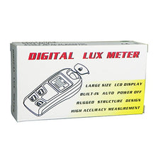 Load image into Gallery viewer, Leaton Digital Luxmeter/Digital Illuminance Light Meter lux meter with LCD Display(Range: 0.1~200,000 Lux Luxmeter, 0.01~20,000Fc)
