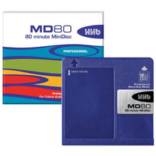 Load image into Gallery viewer, HHB MD80 80 Minute MiniDisc (5 Pack)
