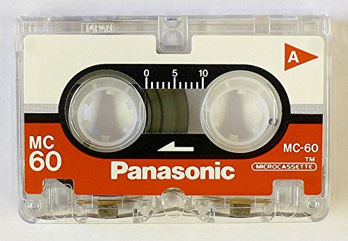 Panasonic Microcassette MC-60 Tape - 3-Pack (RT-603MC)