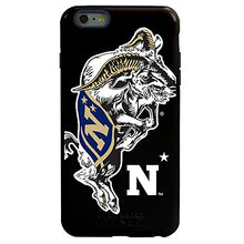 Load image into Gallery viewer, Guard Dog Collegiate Hybrid Case for iPhone 6 Plus / 6s Plus  Navy Midshipmen  Black
