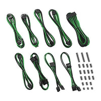 CableMod RT-Series Classic ModFlex Sleeved Cable Kit for ASUS and Seasonic (Black + Green)