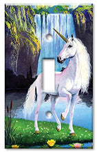 Load image into Gallery viewer, Single Gang Toggle Wall Plate - Unicorn
