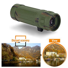 Load image into Gallery viewer, Asixx Portable Monocular, 8 Times Monocular Telescope Portable Lightweight Monocular Scope for Camping Hunting Concerts
