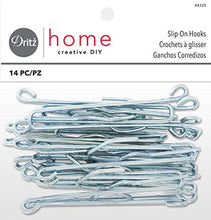 Load image into Gallery viewer, Dritz Home 44325 Slip-On Drapery Hooks (14-Piece)
